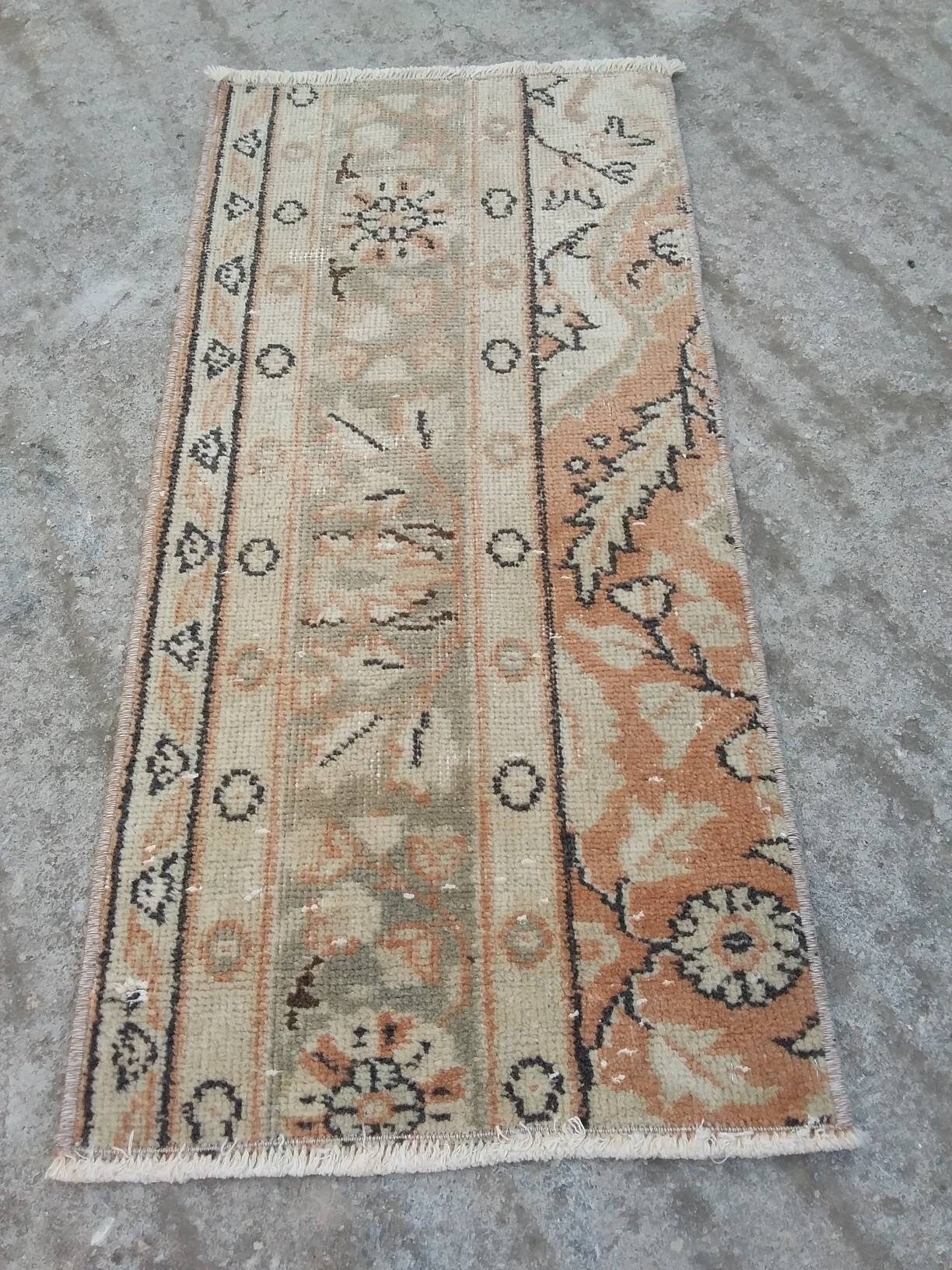 Vintage Mini Rug Decor Mini Rug Interior Designer Rugsmall Etsy UK