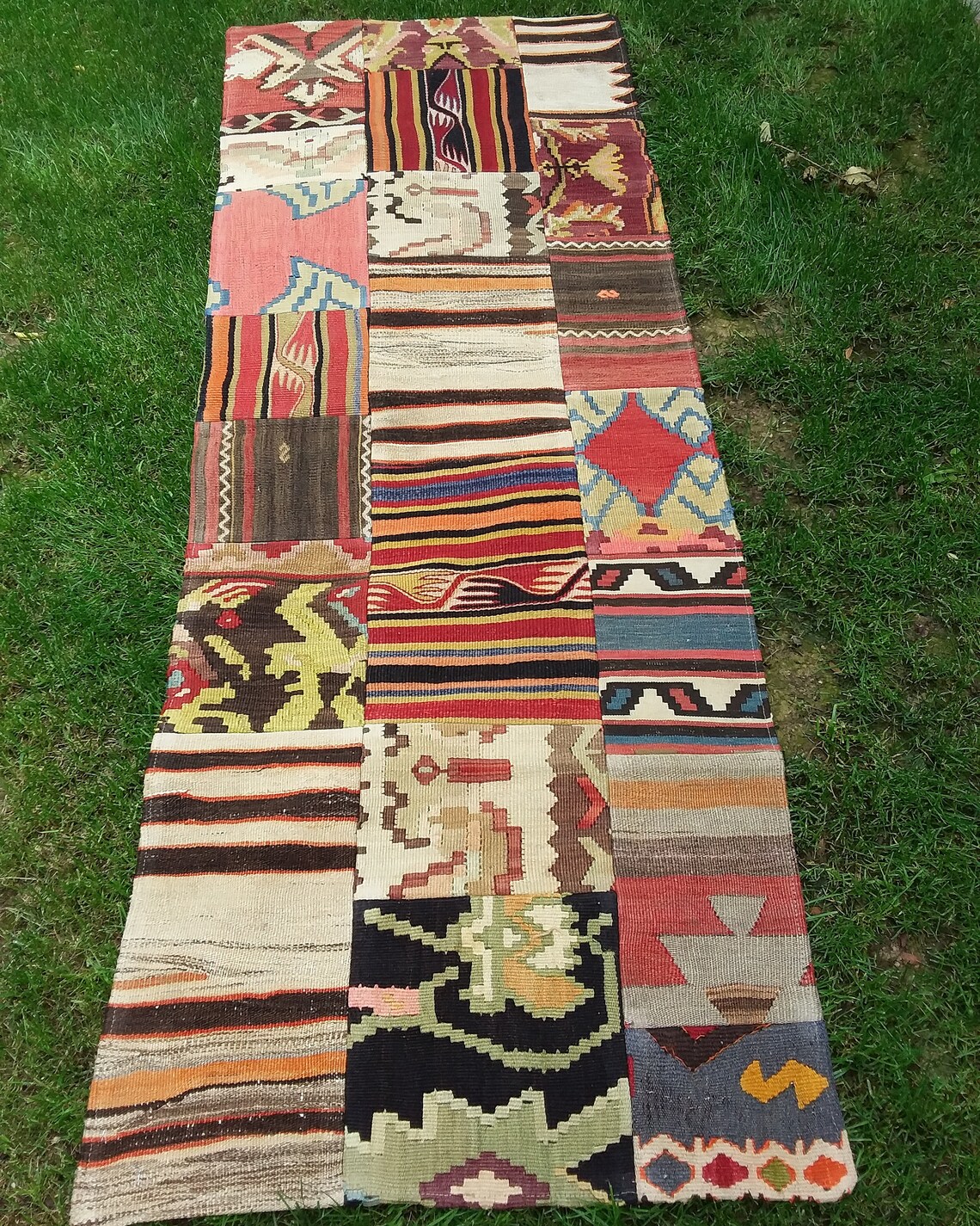 FREE SHIPPING Kilim runner rug patchwork kilim runner rug Etsy