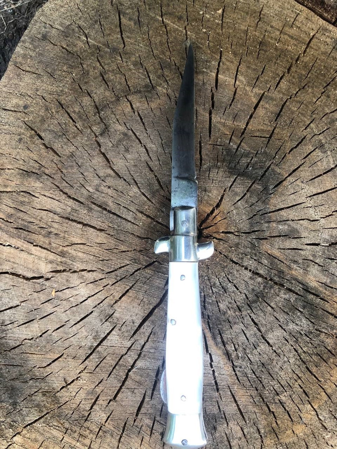 Stiletto Knife Folding Etsy