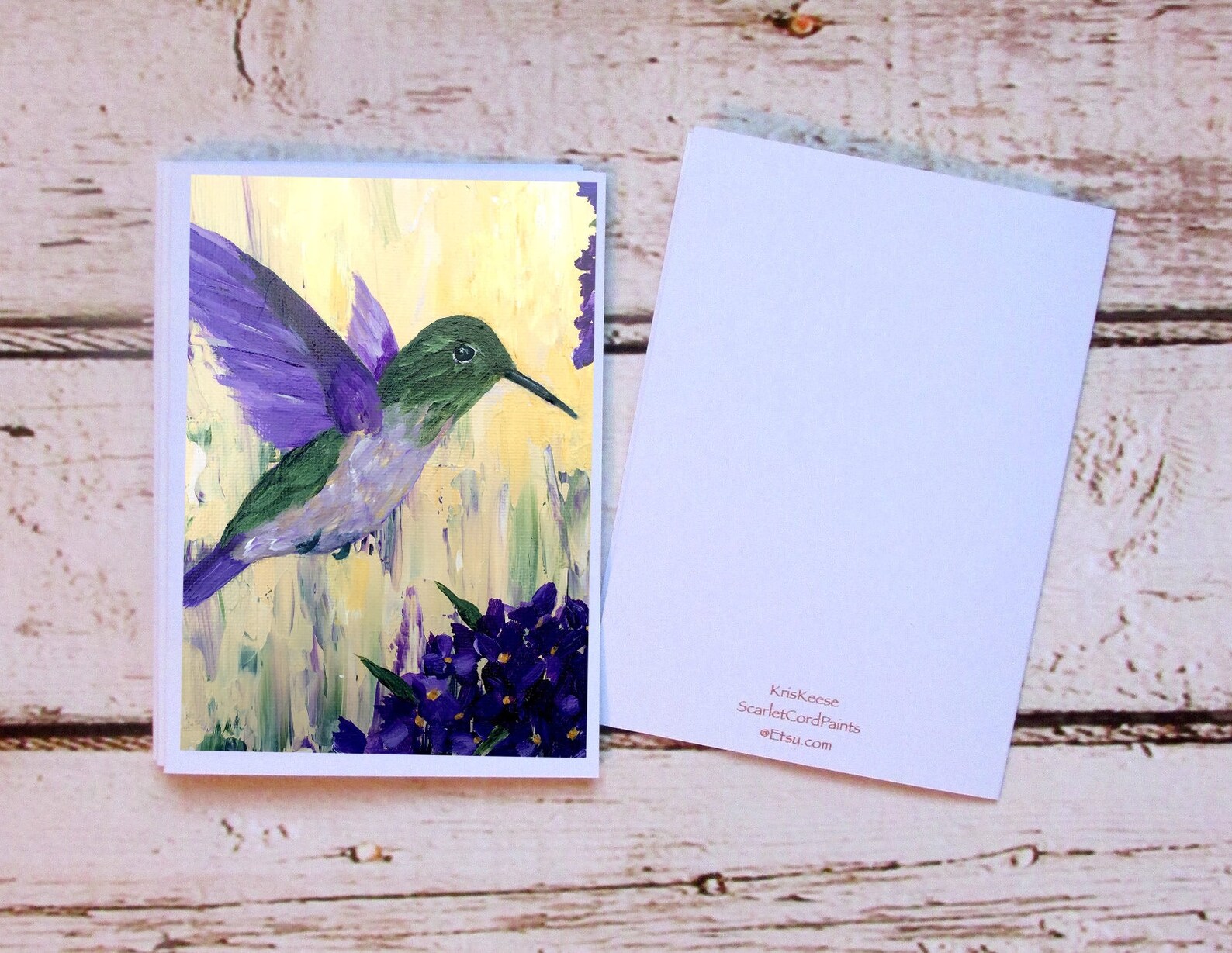 Blank Folded Note Cards with Envelopes Set of 4 Blank 3.5x5 Etsy