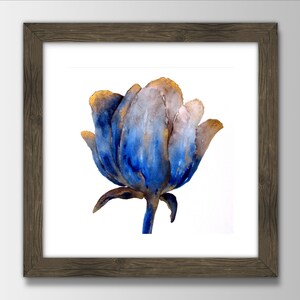 Aquarell Inspirierende Baum Druck Quadratische Etsy