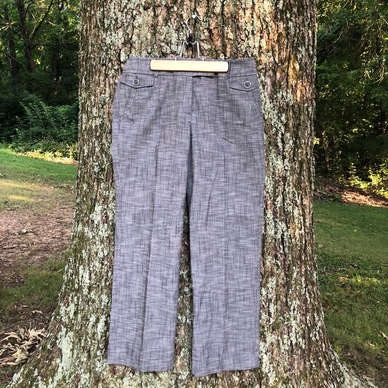 VintageRetro Women/'s Gray Professional Pants Size 10P