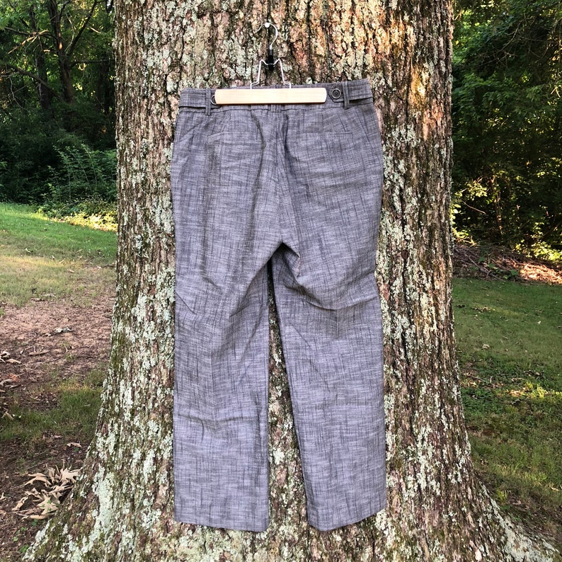 VintageRetro Women/'s Gray Professional Pants Size 10P