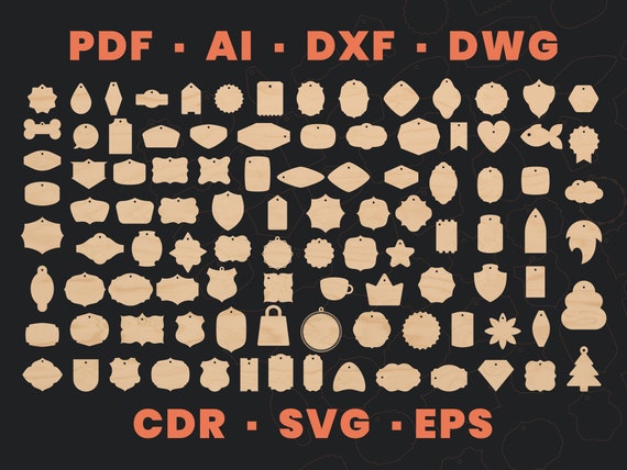 Download Earring Cards Tag Svg Dog Name Labels Earring Holder Etsy PSD Mockup Templates