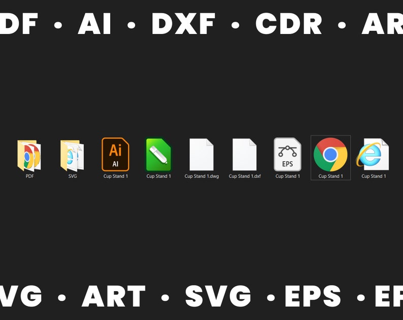 Drink coasters Svg Laser cut file for sale Mug stand Wood ...