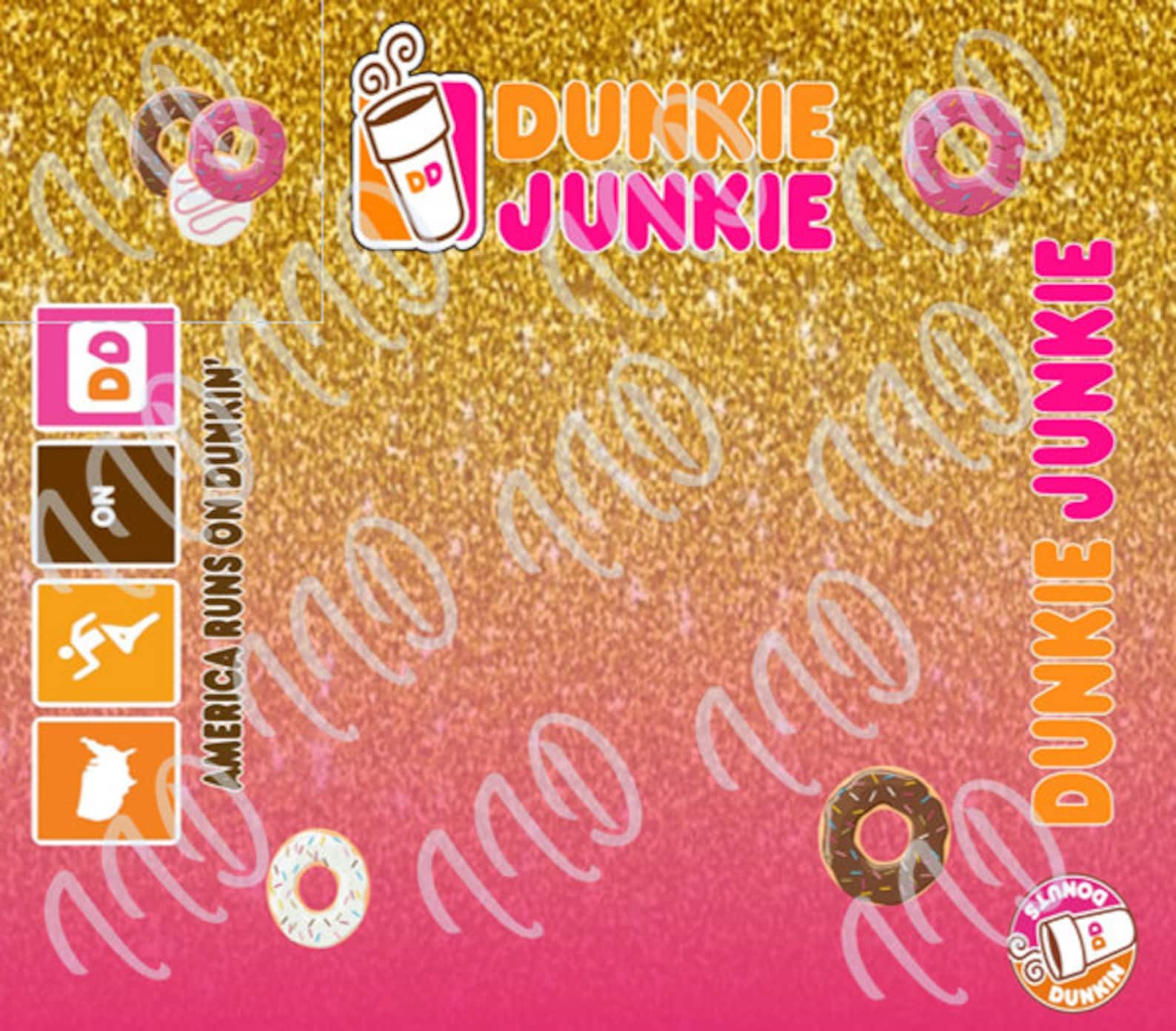 Dunkie Junkie Tumbler Design Etsy