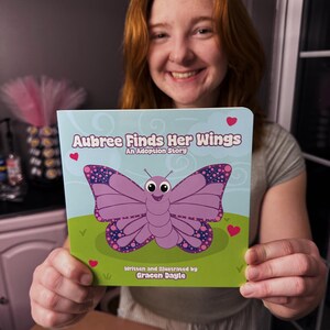 Children’s Adoption Book | Foster Care Board Book | Ages 1–5 | Aubree Finds Her Wings