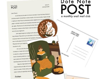 Dote Note POST - Snail Mail Club (4 Month Gift Subscription Set)
