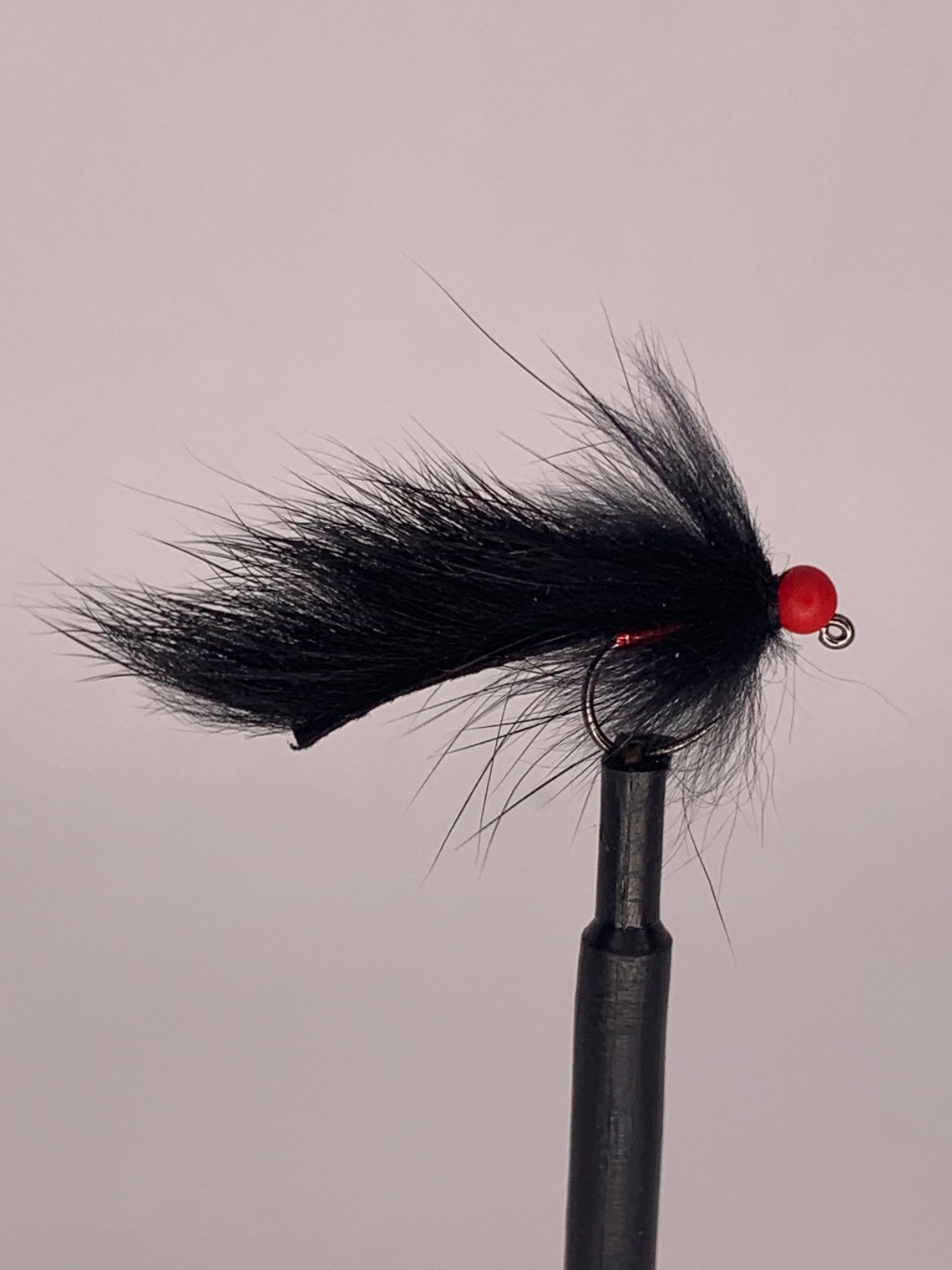 Black Pine Squirrel Tungsten Leech Jig Wooly Bugger Beater Fly Fishing