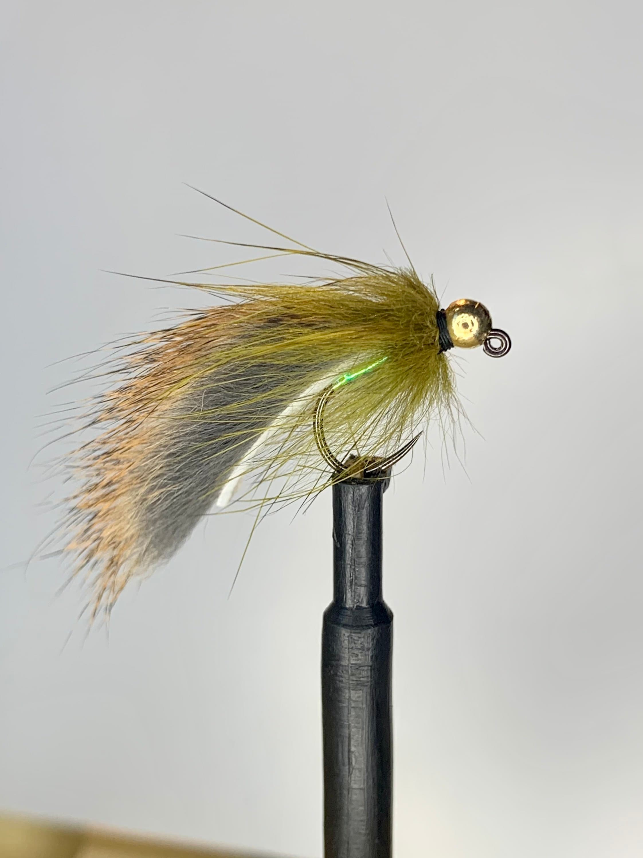 Natural/Olive Tungsten Jig Leech Fly Fishing Flies Trout Etsy