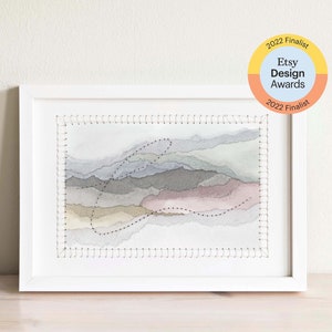 Fine Art Prints, Etsy Design Awards Finalist 2022 - &quot;Ethereal Landscapes: Radiant I” 2022