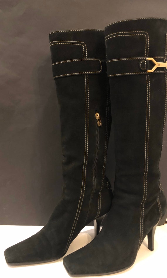 Louis Vuitton High Heels Boots Black 