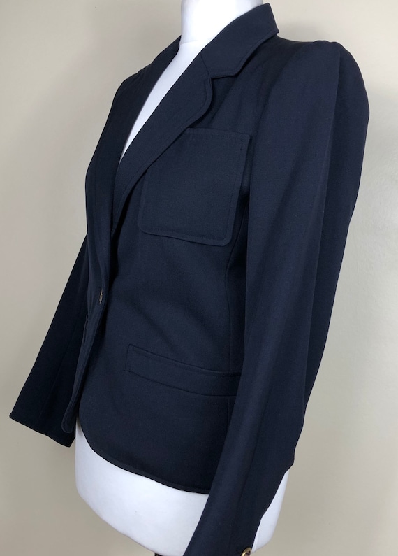 YVES SAINT-LAURENT Vintage Blazer Classic Short Na