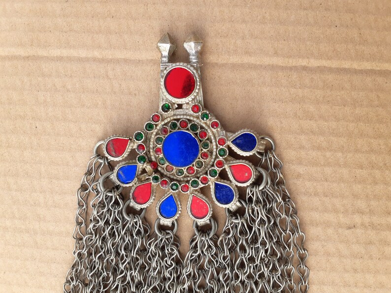 belly dance Vintage kuchi pendant vintage pendant Tribal pendant belly dancing Gypsy tribal Afghan Kuchi pendant