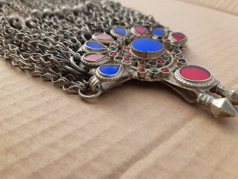 belly dance Vintage kuchi pendant vintage pendant Tribal pendant belly dancing Gypsy tribal Afghan Kuchi pendant