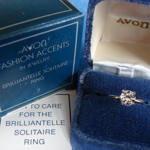 Vintage Sterling Silver Avon Ring