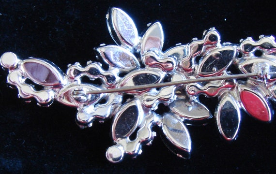 Large Vintage Juliana Crystal Rhinestone Pin / Br… - image 4