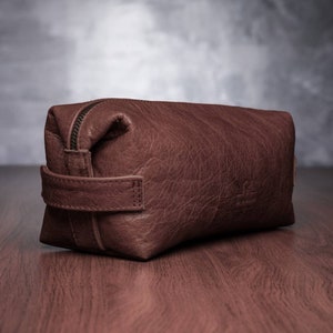 Big size cosmetic bag; leather pouch; travel accessories; make up bag; gift for her; him;  makeup organizer; home decor; makeup brush holder