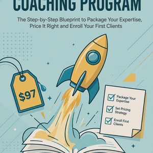 Coaching Program Ebook PDF | Create & Launch Your Coaching Package Step by Step | Pricing and Structure Guide for New Coaches