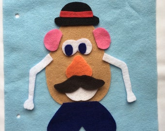 Felt Quiet Book Page-Mr. Potato Head, Activity Book for Preschool