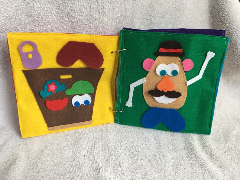 Felt Quiet Book PageMr. Potato Head Etsy