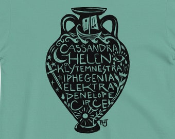 Vrouwen van de Trojaanse oorlog - Fandom - Unisex zwaargewicht katoenen T-shirt