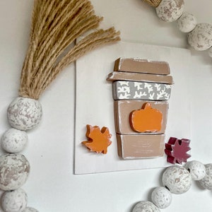 Ladder tiles, holiday interchangeable sign, wood ladder tiles