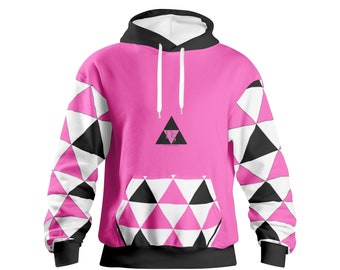 Pullover Hoodie - DS Tri-Logo Pink