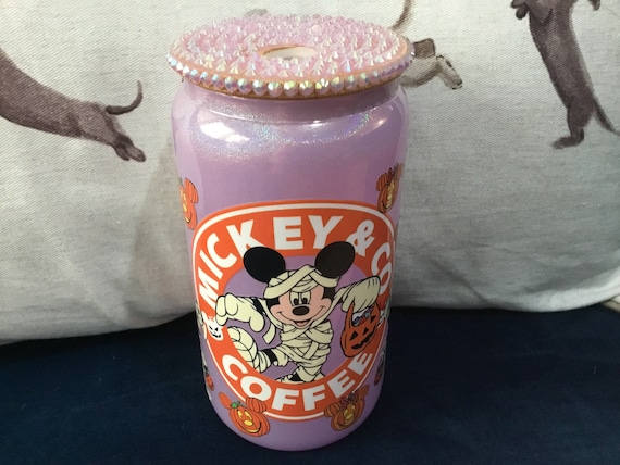 mouse and friends halloween inspired libby cup glass