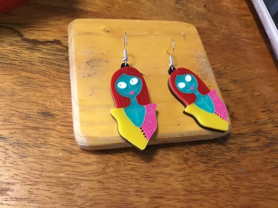 Sally acrylic earrings statement