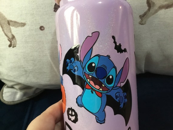 stitch halloween inspired libby cup lilac shimmery glass