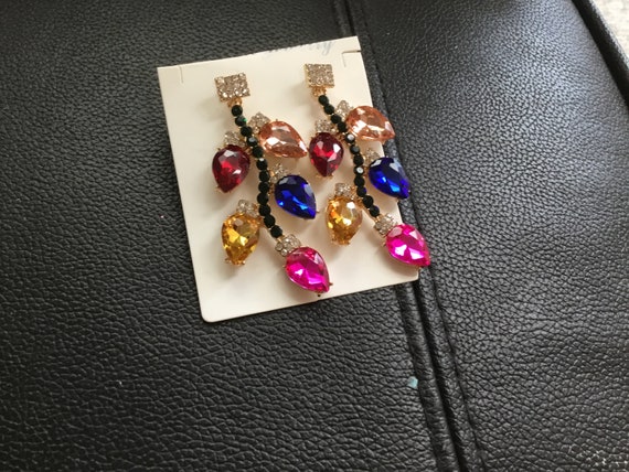Christmas lights earrings