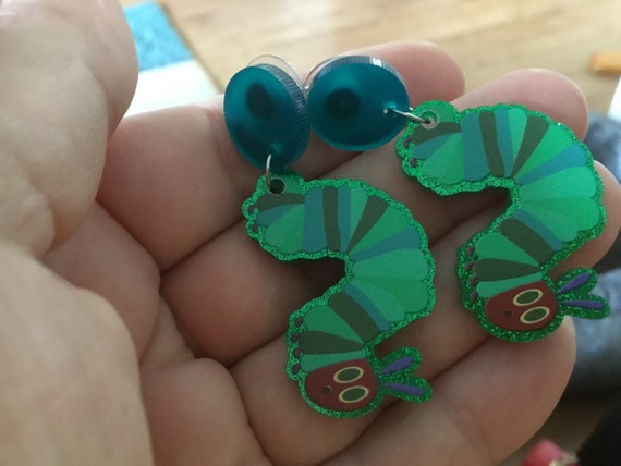 Caterpillar earrings