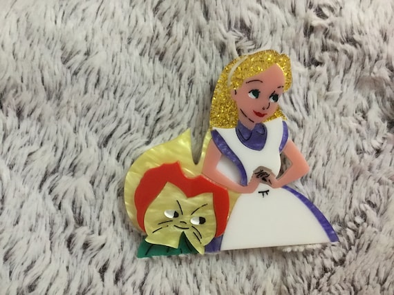 Alice  brooch acrylic