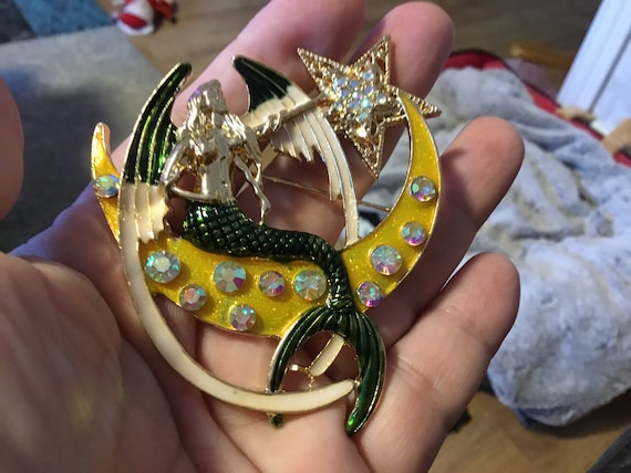 Mermaid brooch