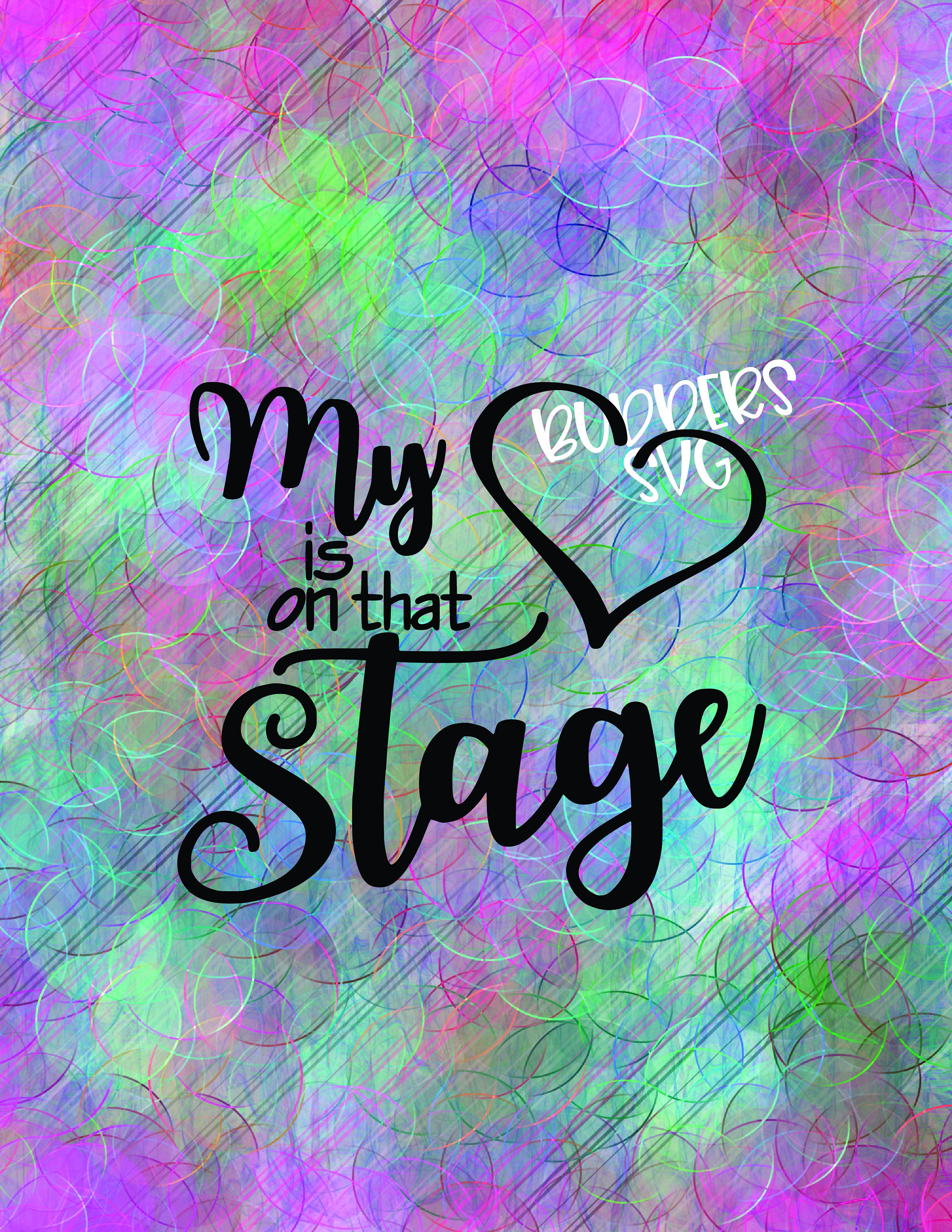 My Heart is on that Stage SVG Dance svg Dance Cut File | Etsy