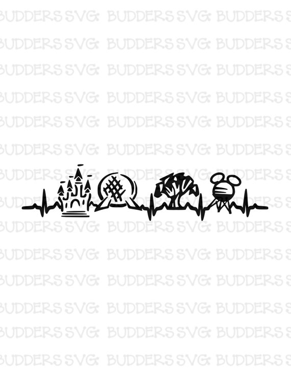 Download Heartbeat of a Park Hopper svg Disney Heartbeat Disney Cut ...