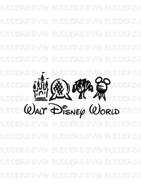 Download Cute Disney SVG Park Hop svg 4 Parks One Day SVG Disney | Etsy