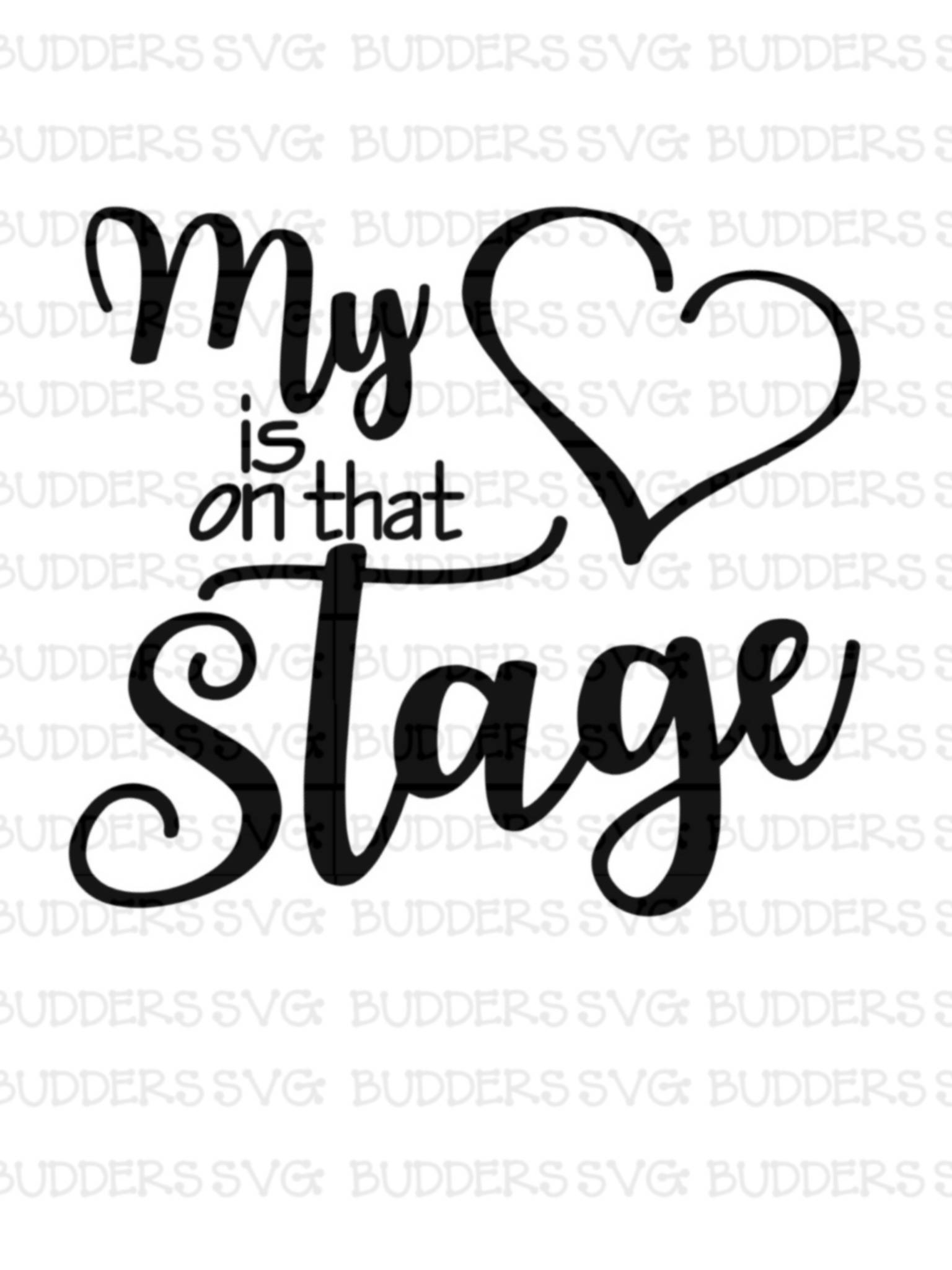 Download My Heart is on that Stage SVG Dance svg Dance Cut File | Etsy