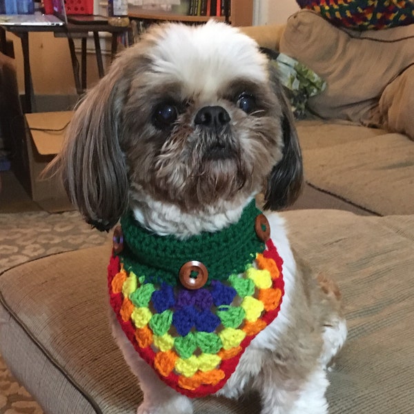 Crochet Dog Bandanna Pattern