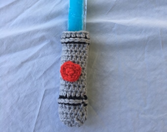 Crochet Light Saber Freeze Pop Cozy Pattern