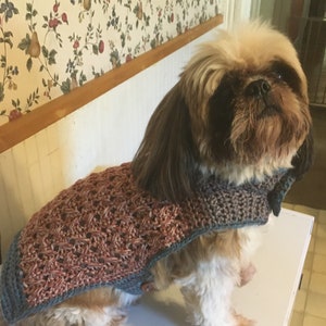 Crochet Walk The Dog Sweater Pattern