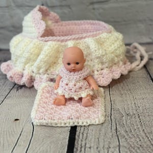 Crochet Baby Doll Purse Pattern (Digital Download) image 3