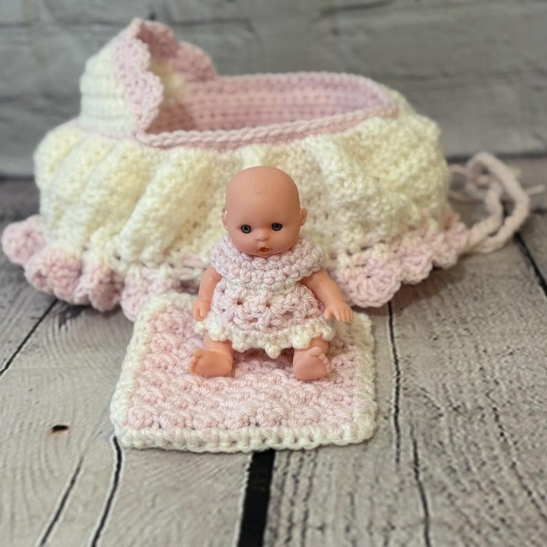 Crochet Baby Doll Purse Pattern (Digital Download) image 3