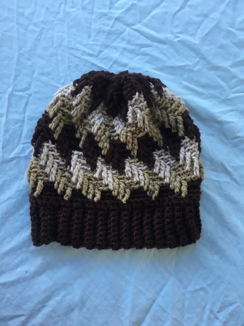 Crochet Apache Tears Hat Pattern image 4