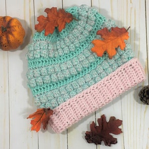 Angel Puff Crochet Hat Pattern