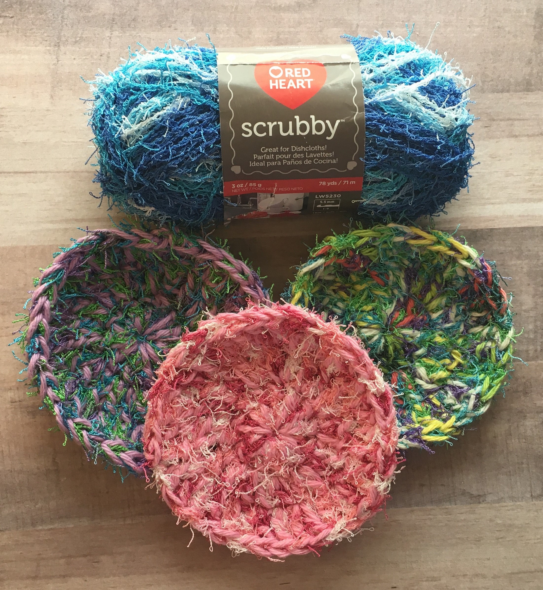 Crochet Dish Scrubby Pattern