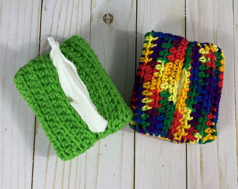 Crochet Pocket Tissue Holder PATTERN Etsy