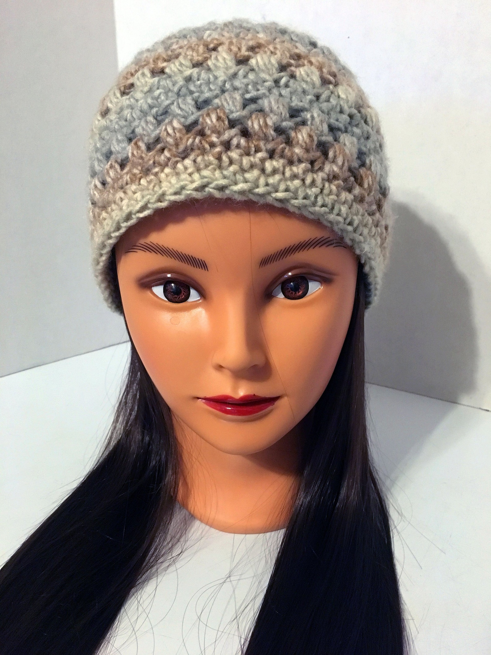 Crochet Bean Stitch Hat Pattern Etsy