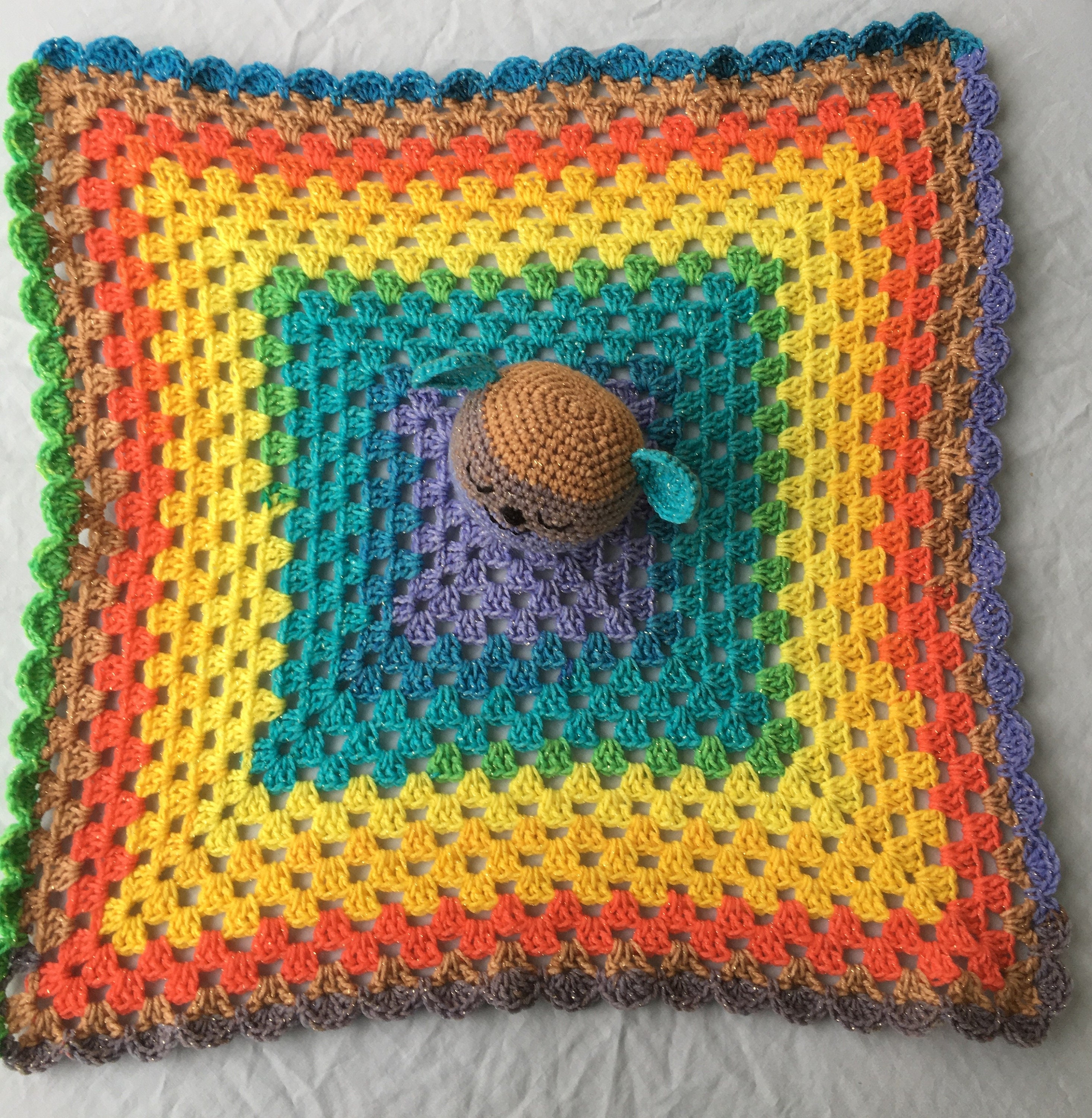 Crochet Teddy Bear Snuggle Buddy Crochet Lovey Pattern Etsy